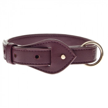 Coleira Mokka Bordeaux Para Cães