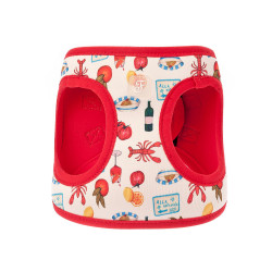 Peitoral Confortável Motif Les Gourmands Para Cão