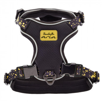 Peitoral Aria Preto Para Cães