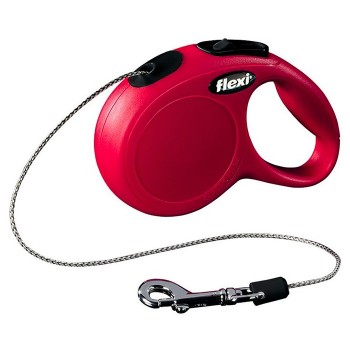 Trela De Fio Extensível Flexi New Classic Para Cão
