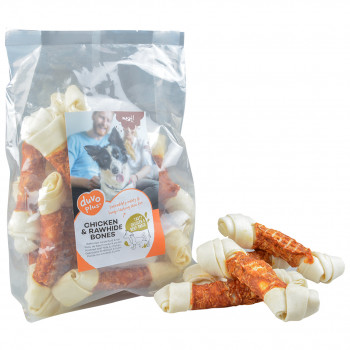 Meat! Snack Em Forma De Ossos De Frango Para Cão