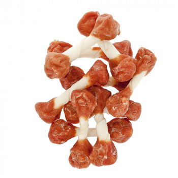 Mini Ossos De Couro Com Frango Para Cão