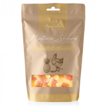 Snack Em Rolos De Frango E Abacaxi