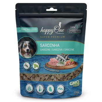 HappyOne Mediterraneum Snacks Sardinha Para Cão