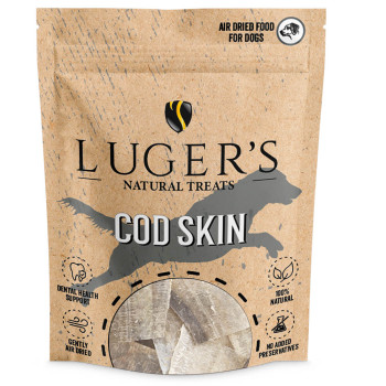 Luger'S Natural Treats - Snack Para Cão - Pele De Bacalhau