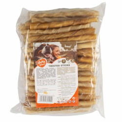 Bone! Snack Em Sticks Torcidos De Couro De Vaca
