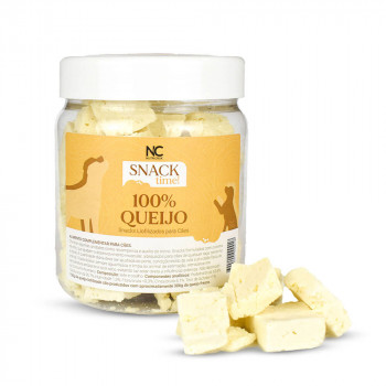 Snack Time! Biscoitos Liofilizados 100% Queijo Para Cães