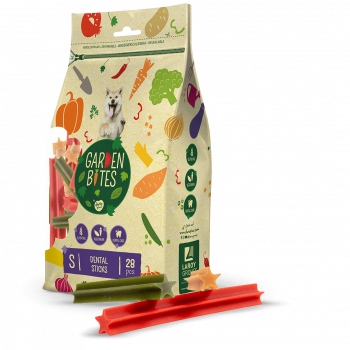 Garden Bites Dental Sticks - Snacks De Vegetais Para Cães