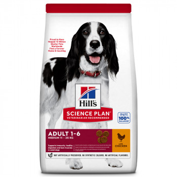 Hill'S Adult Medium - Ração Seca Para Cão De Porte Médio - Frango