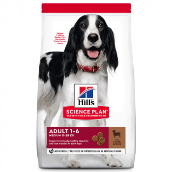 Hill'S Adult Medium - Ração Seca Para Cão De Porte Médio - Cordeiro