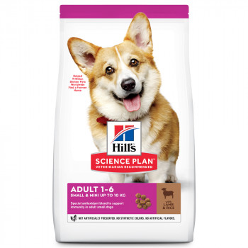 Hill'S Adult Small & Mini - Ração Seca Para Cão De Porte Mini E Pequeno - Cordeiro