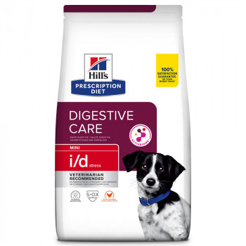 Hill'S PD Digestive Care Mini I/D Stress - Ração Seca Para Cão Pequeno Para O Cuidado Digestivo/Stress