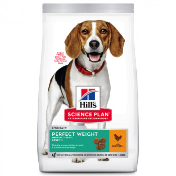Hill'S Perfect Weight Medium Adult - Ração Seca Para Cão De Porte Médio Com Excesso De Peso - Frango
