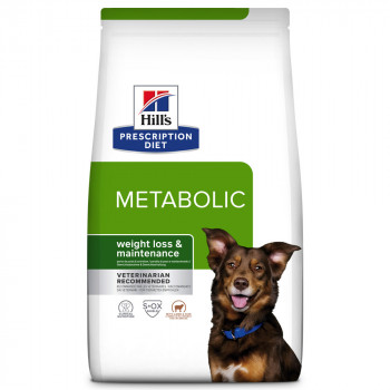 Hill'S PD Metabolic - Ração Seca Para Cão Com Excesso De Peso - Borrego