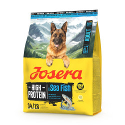 Josera High Protein Sea Fish - Ração Seca Rica Em Proteína E Sem Cereais Para Cão Ativo - Aves, Salmão E Batata Doce