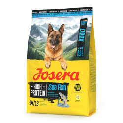 Josera High Protein Sea Fish - Ração Seca Rica Em Proteína E Sem Cereais Para Cão Ativo - Aves, Salmão E Batata Doce