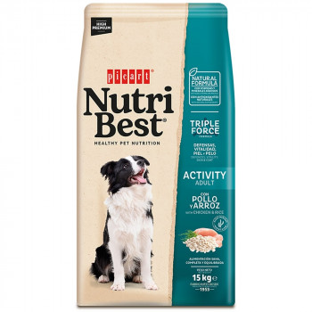 Picart Nutribest High Premium Activity Cão Adulto - Frango E Arroz