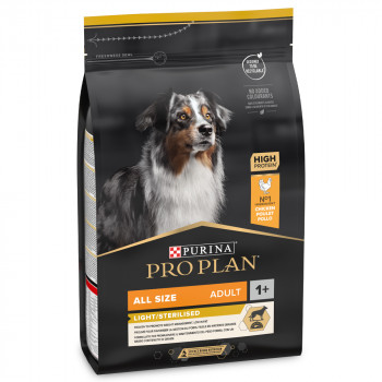 Pro Plan Light/Sterilised Cão Adulto - Frango