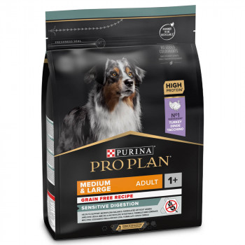 Pro Plan Sensitive Digestion Grain Free Medium & Large - Peru