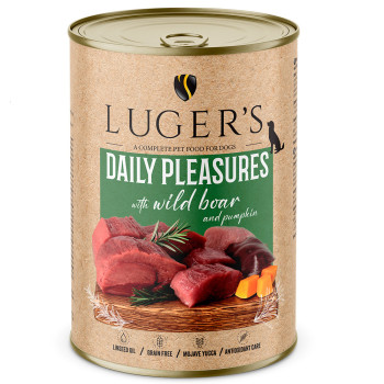 Luger'S Daily Pleasures - Alimento Húmido Para Cão Adulto - Javali E Abóbora