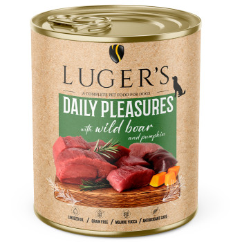 Luger'S Daily Pleasures - Alimento Húmido Para Cão Adulto - Javali E Abóbora