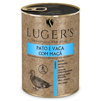 Luger'S Húmida Cão - Pato Com Vaca E Maçã