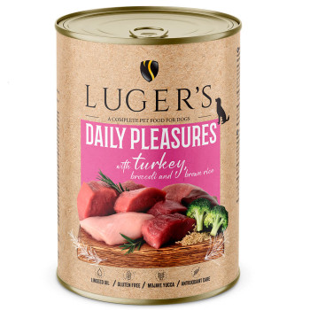 Luger'S Daily Pleasures - Alimento Húmido Para Cão Adulto - Peru, Brócolos E Arroz Integral
