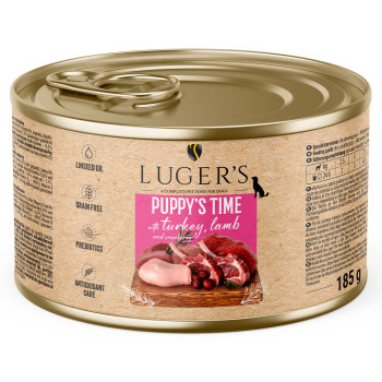 Luger'S Puppy'S Time - Alimento Húmido Para Cachorro - Peru, Cordeiro E Arandos