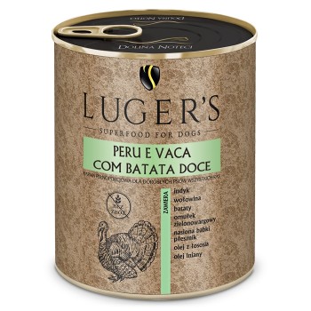Luger'S Húmida Cão - Peru E Vaca Com Batata Doce