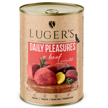 Luger'S Daily Pleasures - Alimento Húmido Para Cão Adulto - Vaca E Batata