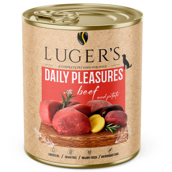 Luger'S Daily Pleasures - Alimento Húmido Para Cão Adulto - Vaca E Batata
