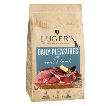 Luger'S Daily Pleasures - Ração Seca Para Cão Adulto - Vitela E Cordeiro