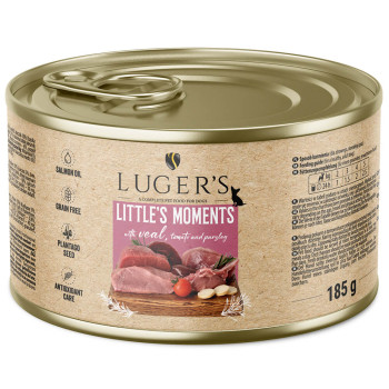 Luger'S Little'S Moments - Alimento Húmido Para Cão Adulto Mini - Vitela, Tomate E Salsa