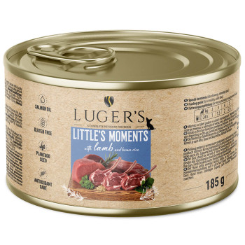 Luger'S Little'S Moments - Alimento Húmido Para Cão Adulto Mini - Cordeiro E Arroz Integral
