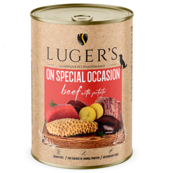 Luger'S On Special Occasion - Alimento Húmido Para Cão Adulto - 100% Vaca Com Batata