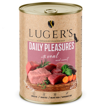 Luger'S Daily Pleasures - Alimento Húmido Para Cão Adulto - Vitela E Cenoura