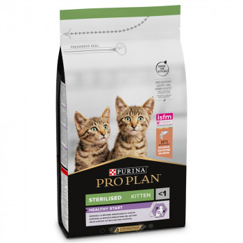 Pro Plan Sterilised Kitten Healthy Start - Salmão