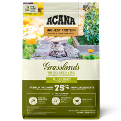 Acana Grassland - Ração Seca Para Gato - Frango, Pato, Peru E Codorniz