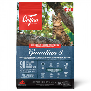Orijen Guardian 8 - Ração Seca Para Gato Para Suporte Da Saúde Geral