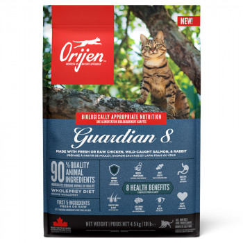 Orijen Guardian 8 - Ração Seca Para Gato Para Suporte Da Saúde Geral