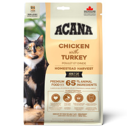 Acana Homestead Harvest - Ração Seca Para Gato Adulto - Frango E Peru