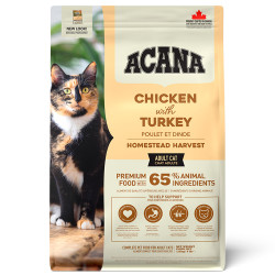 Acana Homestead Harvest - Ração Seca Para Gato Adulto - Frango E Peru