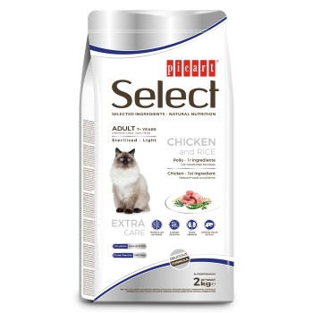 Picart Select Sterilised/Light +7 Gato Adulto - Frango E Arroz