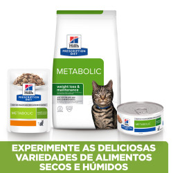 Hill'S PD Metabolic - Ração Seca Para Gato Para Controlo Do Peso - Atum