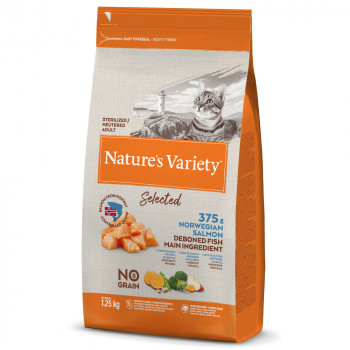 Nature'S Variety Selected No Grain Gato Adulto Esterilizado - Salmão Da Noruega