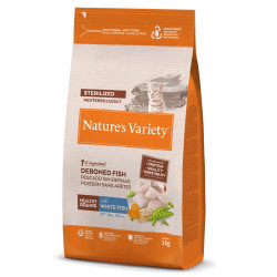 Nature'S Variety Healthy Grains Gato Adulto Esterilizado - Peixe Branco