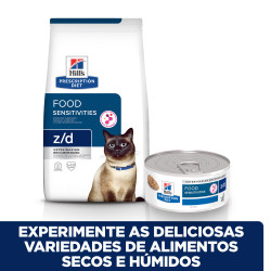 Hill'S PD Food Sensitivities Z/D - Ração Seca Para Gato Com Sensibilidades Alimentares