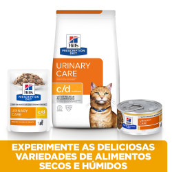 Hill'S PD Urinary Care C/D Multicare - Ração Seca Para Gato Para Suporte Da Saúde Urinária