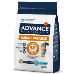 Advance VET Weight Balance - Ração Seca Para Gato Adulto Com Excesso De Peso