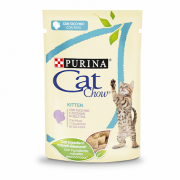 Cat Chow Kitten Peru E Curgete Em Molho